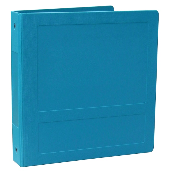 1.5 Inch Side Open 3 Ring Binder In Aqua, PK5